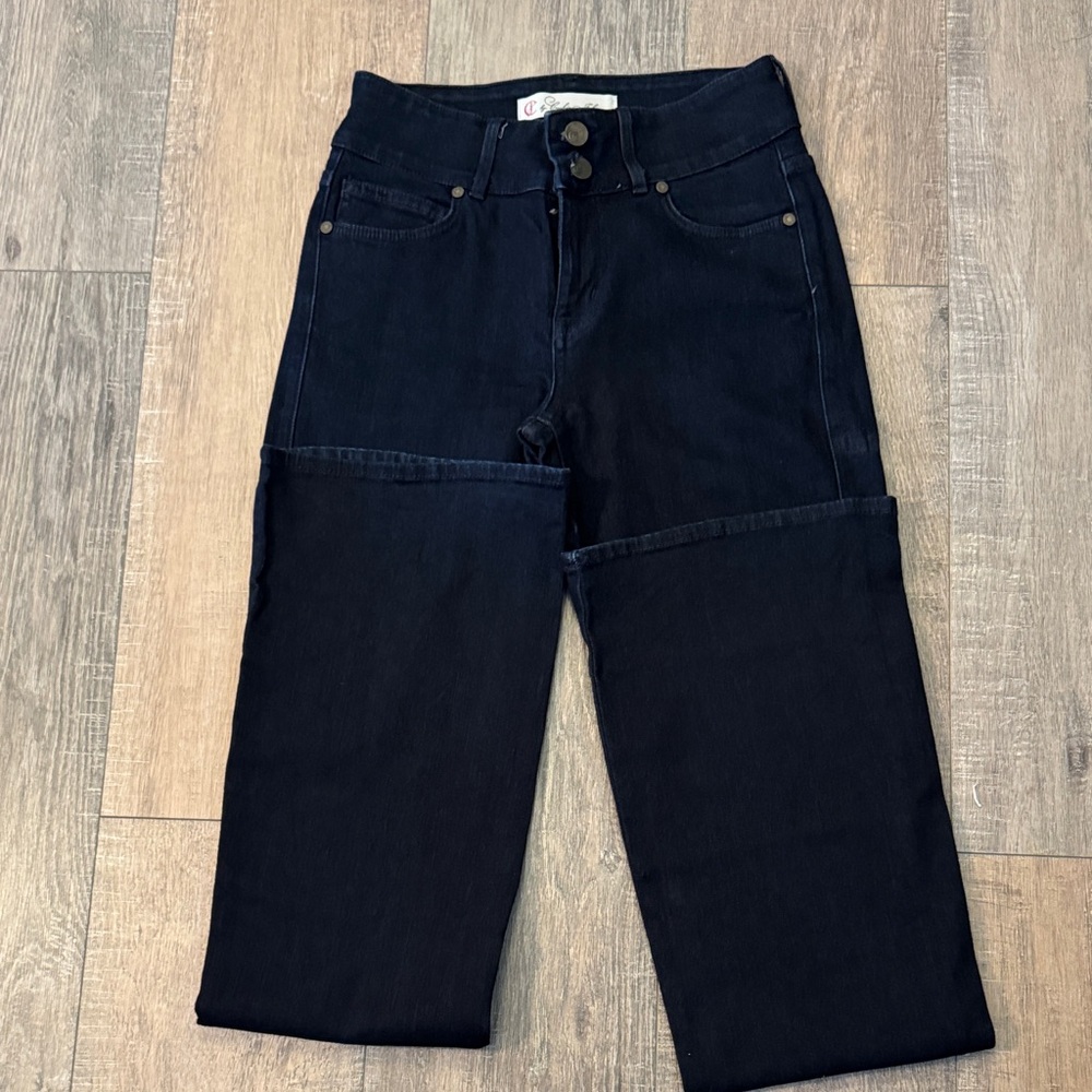 Cookie Johnson | Dark Blue Women's Boot Cut Jeans | Size 25
